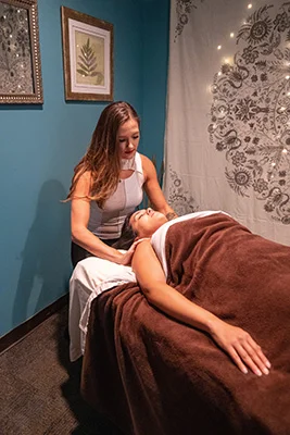 Chiropractic Fishers IN Heather Slaughter Massage Patient