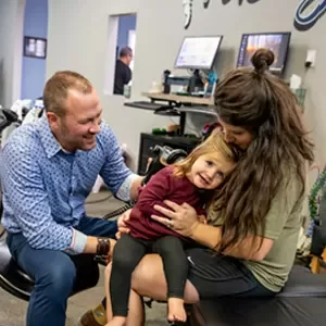Chiropractor Fishers IN David Evans With Patients Of All Ages